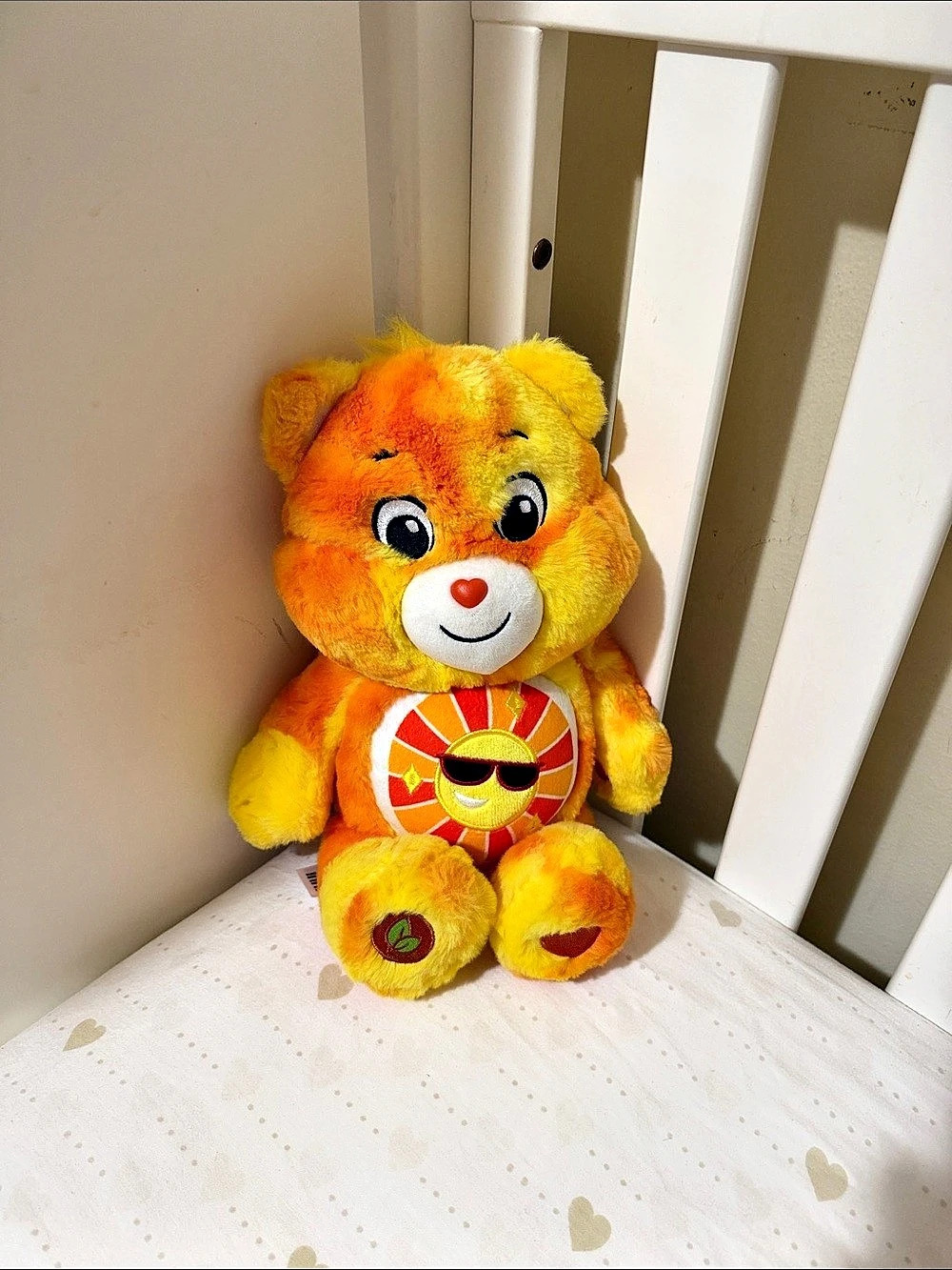 Care Bears Color Splash Funshine Bear 14-Inch Plush Orange & Yellow Plush